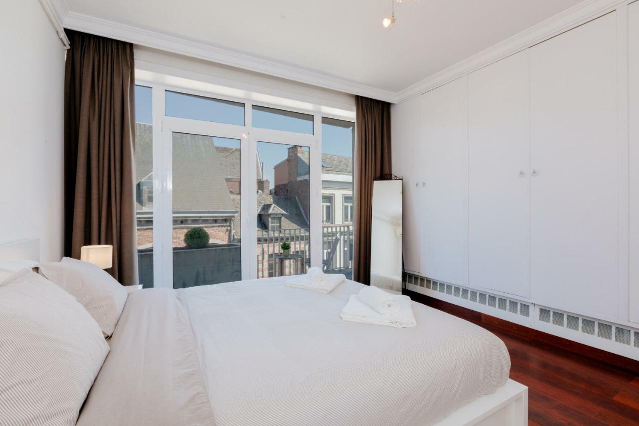 Apartamento Luxury Apart' Mons City Center With Terrace Exterior foto